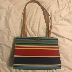 Kate Spade ♠️Rainbow Stripe Tote